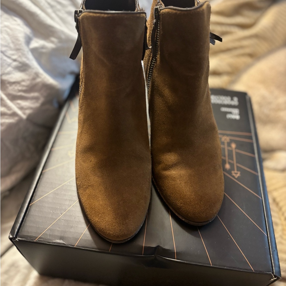 Cole Haan Tan Suede Boots